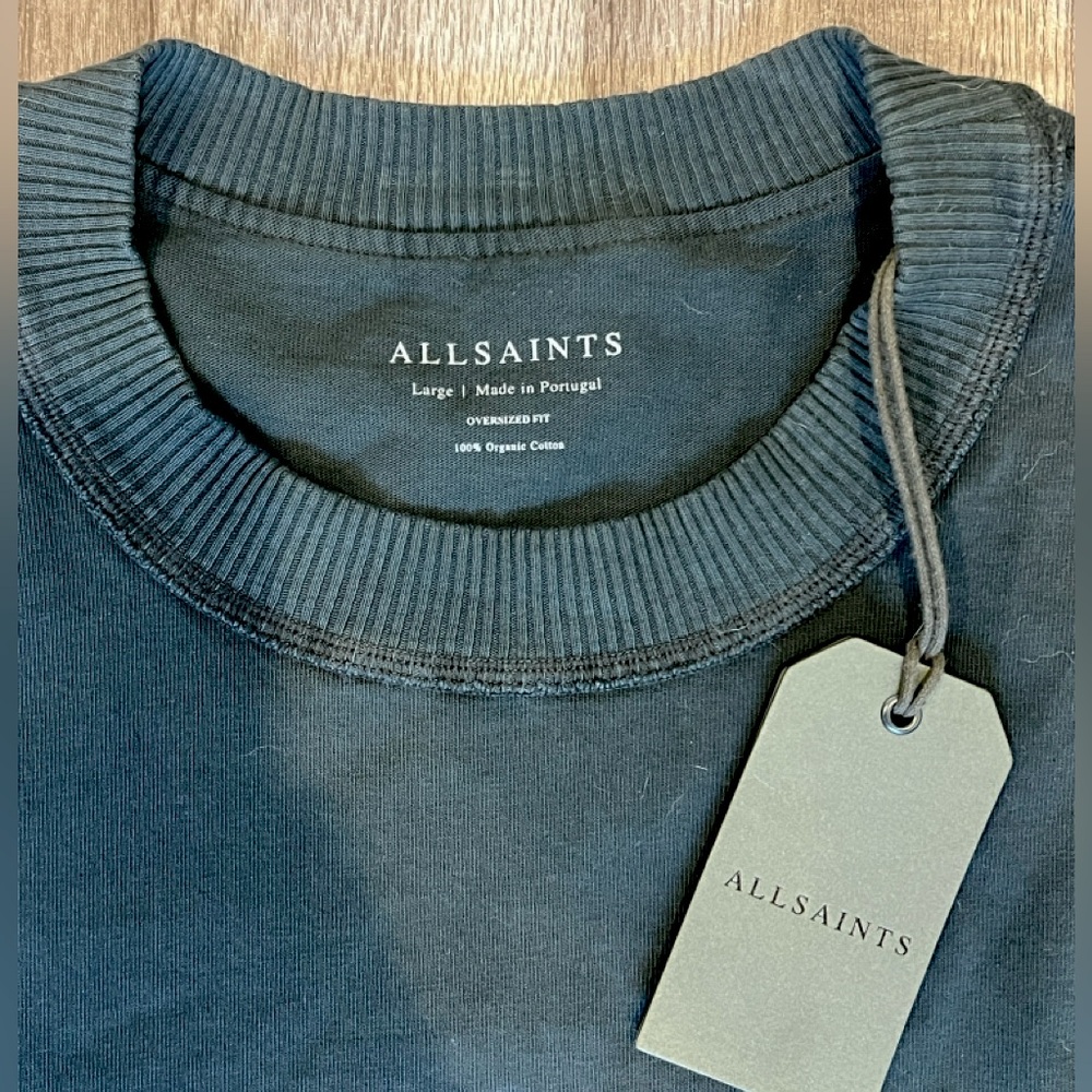 All Saints Black Oversized Shirt (Brand New - Never Worn)